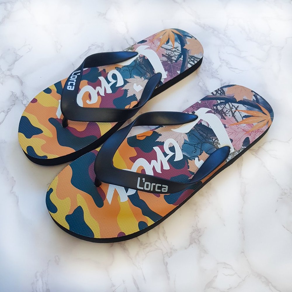 Summer Tropical Flip Flop (M10)